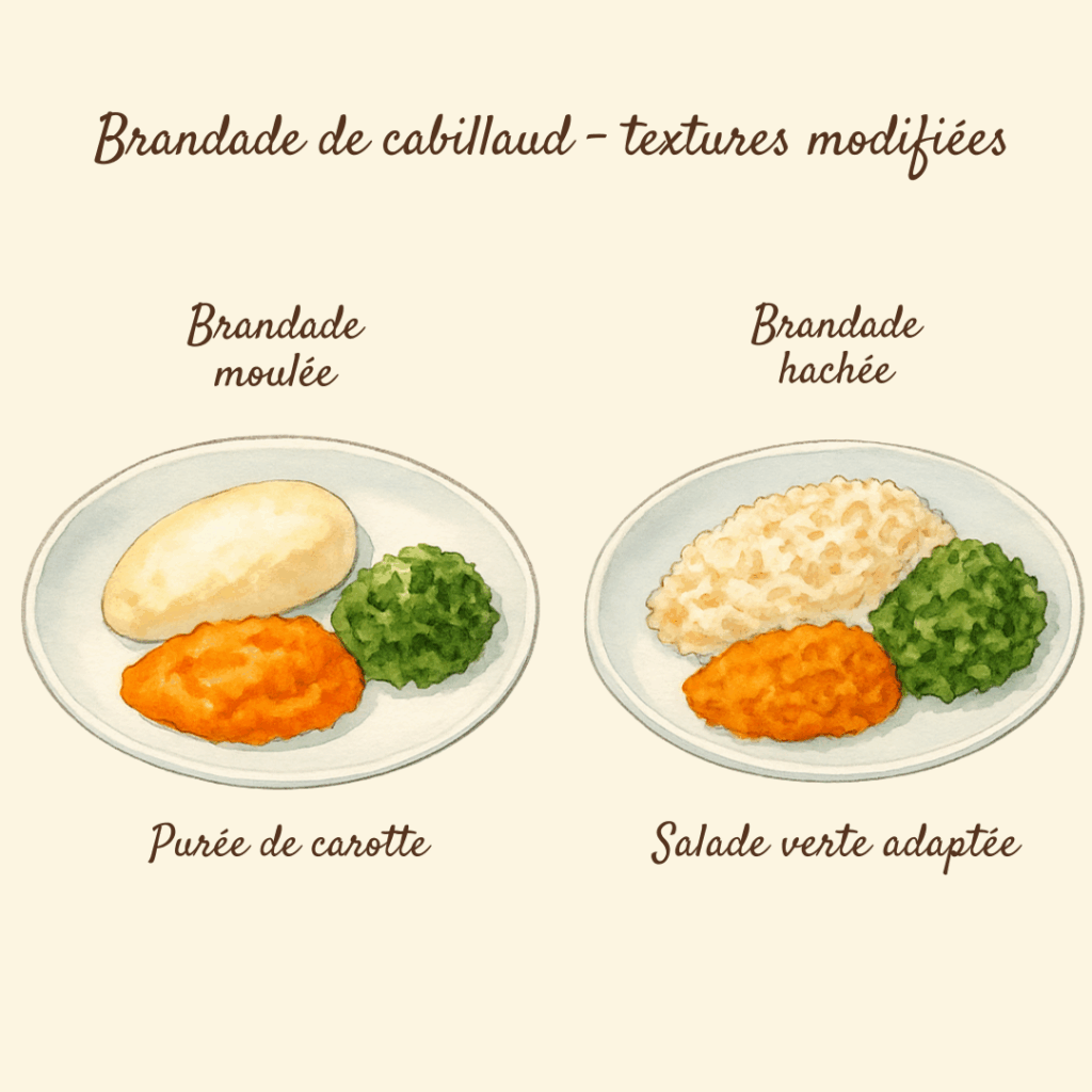 Brandade de cabillaud adaptée