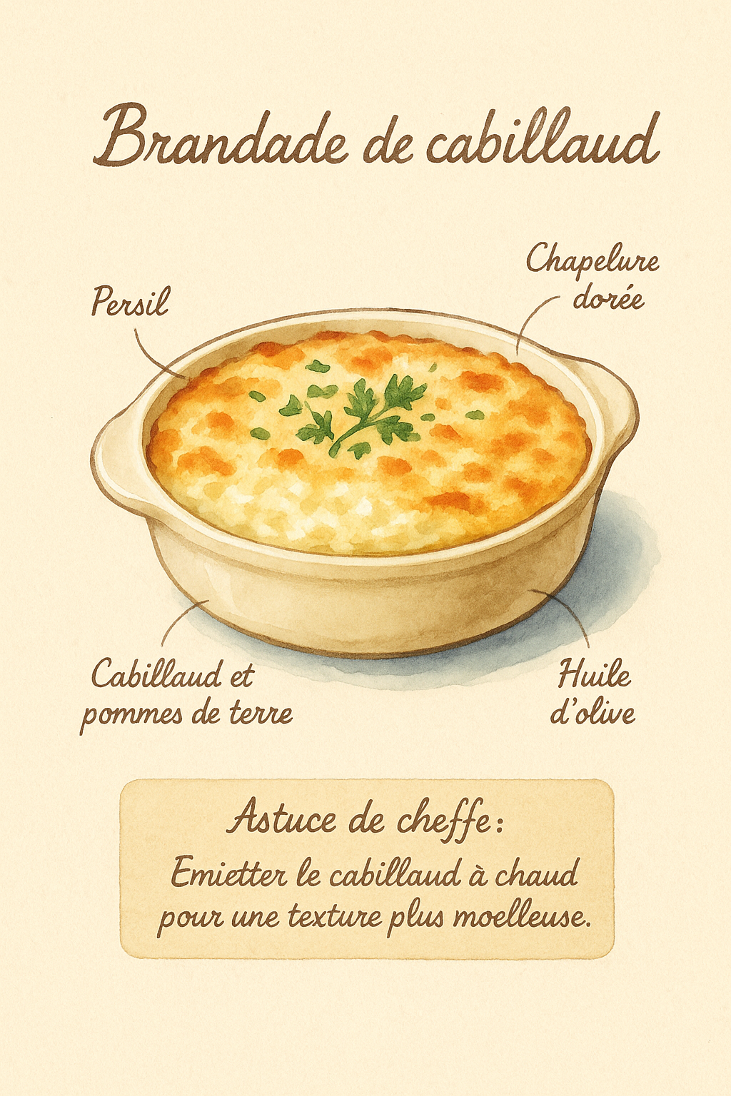 brandade de cabillaud