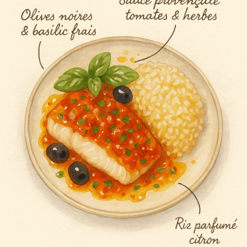 cabillaud à la provençale