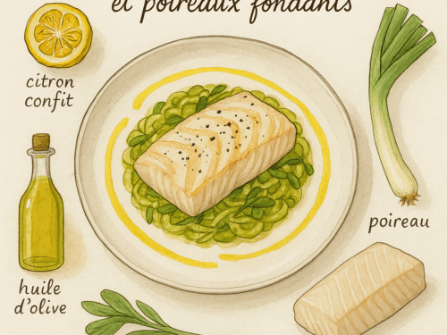 cabillaud au citron confit