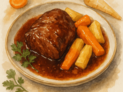 joue de bœuf braisée carottes panais