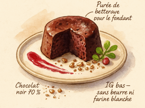 moelleux chocolat et betterave