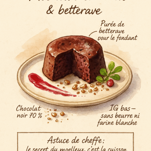 moelleux chocolat et betterave