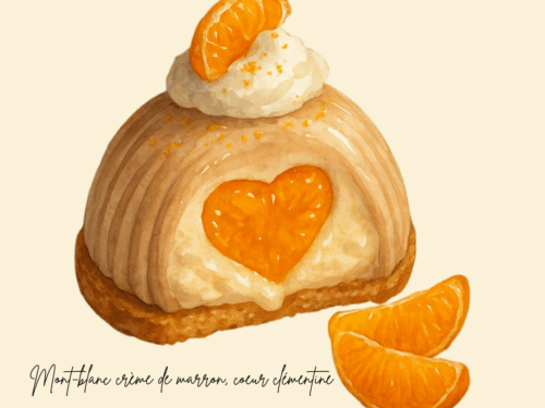 mont-blanc crème de marron cœur clémentine