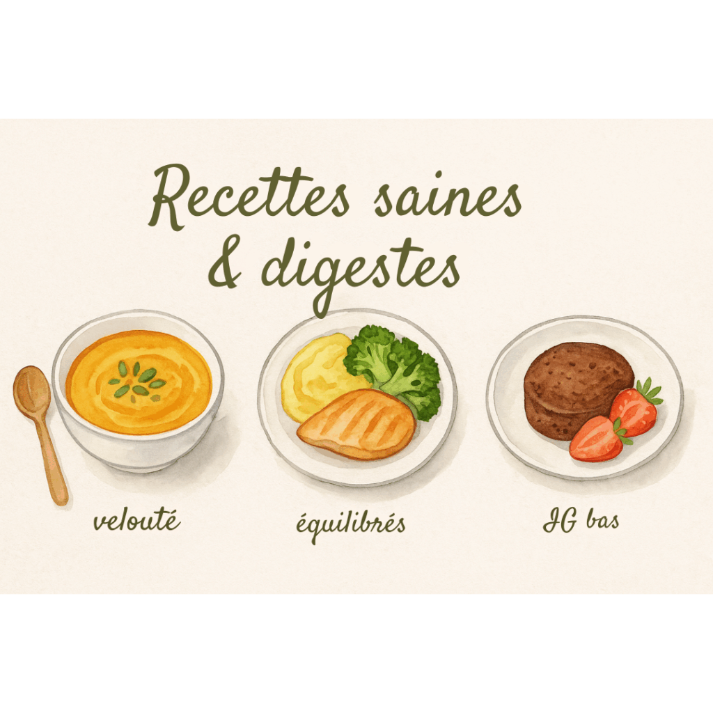 recettes saines et digestes