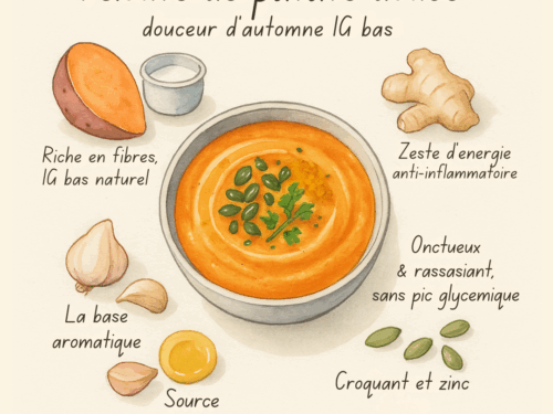 velouté de patate douce ig bas